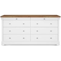 Clemence Richard Tuscany Painted Oak 8 Wide Chest of Drawer