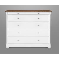 Clemence Richard Moreno Painted Wide 5 Chest of Drawer