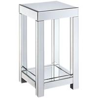 clearance clear mirrored lamp table mf1017m g251