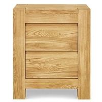 clemence richard massive oak bedside cabinet