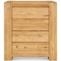 clemence richard massive oak tall 4 chest of drawer