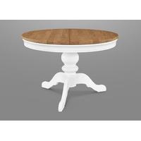 clemence richard moreno painted single pedestal dining table