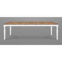 Clemence Richard Moreno Painted Extending Dining Table with Curved Legs