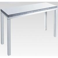 clear mirrored console table fu0094