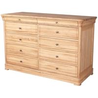 clemence richard moreno oak wide chest of drawer