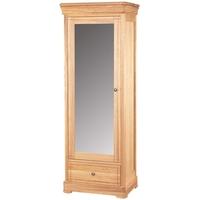 clemence richard moreno oak wardrobe with mirror