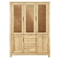 clemence richard lyon oak 5 door 3 drawers cupboard