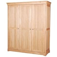 clemence richard moreno oak triple wardrobe