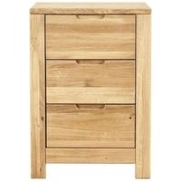 clemence richard lyon oak 3 drawer sideboard