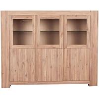 clemence richard massive oak display cabinet type23