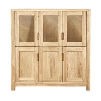 clemence richard lyon oak large 6 door cupboard