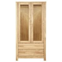 clemence richard lyon oak 2 door 2 drawers cupboard