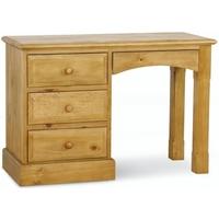 Clearance Windsor Pine Single Pedestal Dressing Table