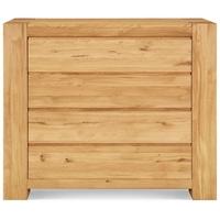 Clemence Richard Massive Oak Wide 4 Chest of Drawer