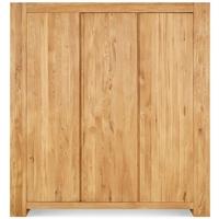 Clemence Richard Massive Oak Triple Wardrobe