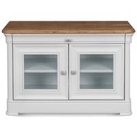 clemence richard tuscany painted oak tv cabinet