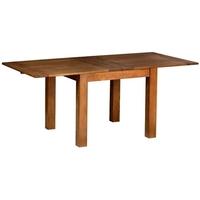 clearance devonshire rustic oak dining table flip top extending