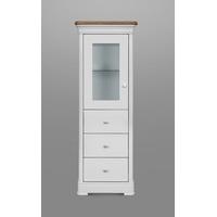 clemence richard moreno painted tall display cabinet