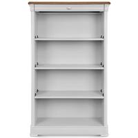 clemence richard tuscany painted oak tall bookcase