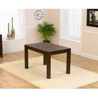 clearance mark harris verona solid dark oak 120cm dining table g88