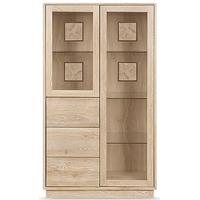 Clemence Richard Portofino Oak Display Cabinet