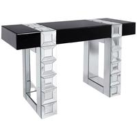 clear mirrored console table gd 1036