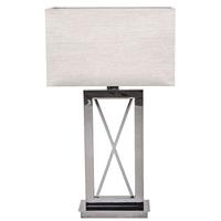 Clearance RV Astley Cross Black Nickel Table Lamp - G418