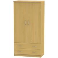 Clearance Avon Beech Wardrobe - 3ft 2 Drawer - G412