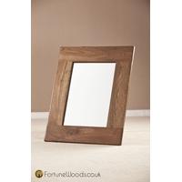 Clearance Rustic Oak Wall Mirror - 750 X 600