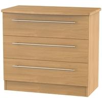 Clearance Sherwood Oak Chest of Drawer - 3 Drawer - G397