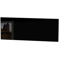 Clearance Knightsbridge High Gloss Black Headboard - 3ft Single