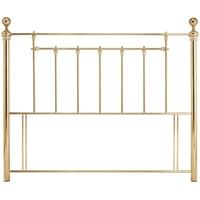 Clearance Serene Benjamin Brass Metal Headboard - 4ft Small Double - C48840