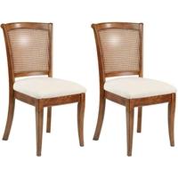 clearance willis and gambier lille cane dining chair pair c47403