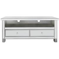 Classic Mirrored Entertainment Cabinet with New Crystal Handles