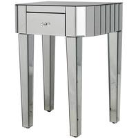 Classic Mirrored Small Lamp Table
