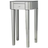 Classic Mirrored 1 Drawer Lamp Table