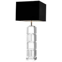 clear crystal glass table lamp reynaud