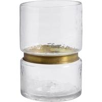 Clear Glass Large Ring Vase (Set of 4)