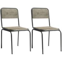 clearance soho grey chair pair