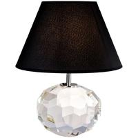 clear crystal glass table lamp perry