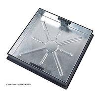 Clark-Drain Square to Round Recessed Manhole Cover & Frame 450mm