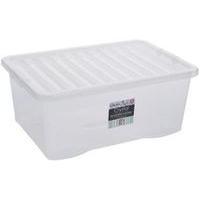 Clear Crystal 45L Storage Box & Lid