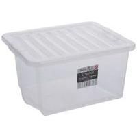 Clear Crystal 35L Storage Box & Lid