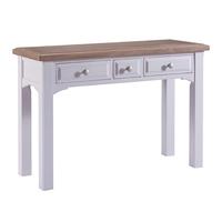 Clermont Grey Painted Dressing Table with 3 Drawers