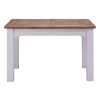 clermont grey painted 125 165cm ext dining table