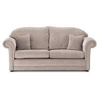 claudia fabric 3 seater sofa hessian