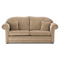 Claudia Fabric 3 Seater Sofa Honey