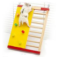 Climbing Ladder Toy Wood Toy for Pet Dwarf Hamster Chinchillas Squirrel Small Animal Cage Toy