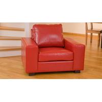 Clarendon armchair red