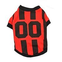 Classic Soccer Sports Clothes for Pet Sport Style Clothing